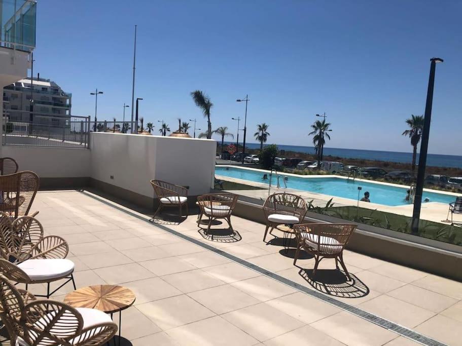 Apartamento Duna Beach Primera Linea De Playa Torrox Buitenkant foto